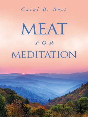 cover image of MEAT FOR MEDITATION